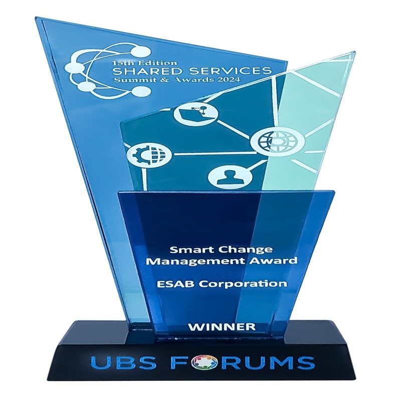 ESAB India SSC Wins Smart Change Management Award at UBS Forums 